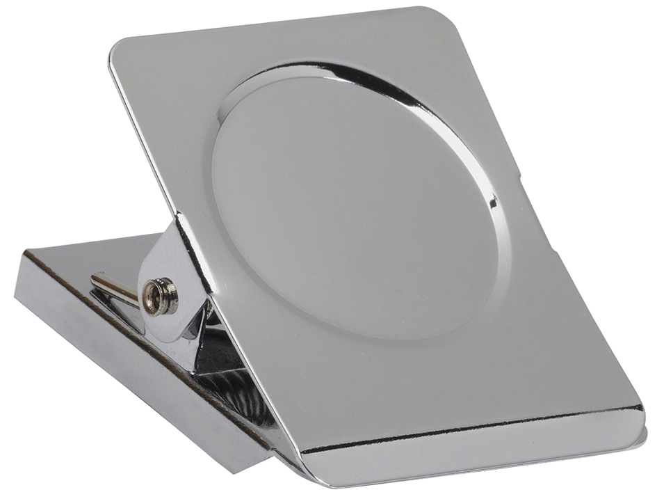 Bild von MAUL Metallklammern mit Magnet | 43 mm Breite, 23 mm Klemmweite | Papierklammern mit magnetischer Unterseite | Starker Magnet mit 1,2kg Haftkraft | Klemmen von bis zu 230 Blatt | Silber