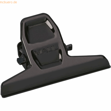 Bild von MAUL Büroklammer Brief-Klemmer Maulpro 55mm schwarz VE=2 Stück