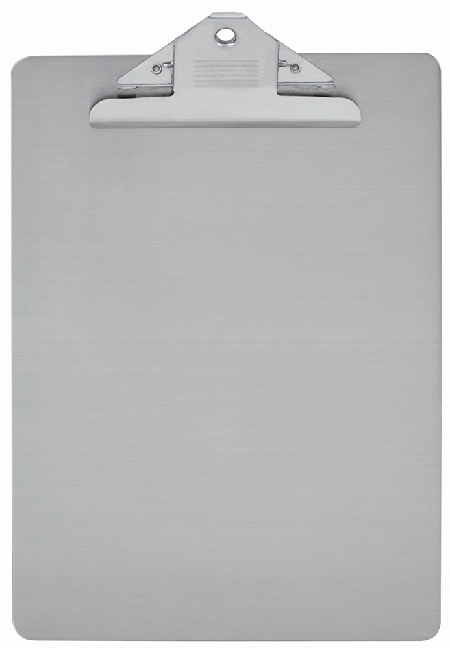 Bild von MAUL Schreibmappe Schreibplatte Maulsteel Edelstahl A4 hoch silber