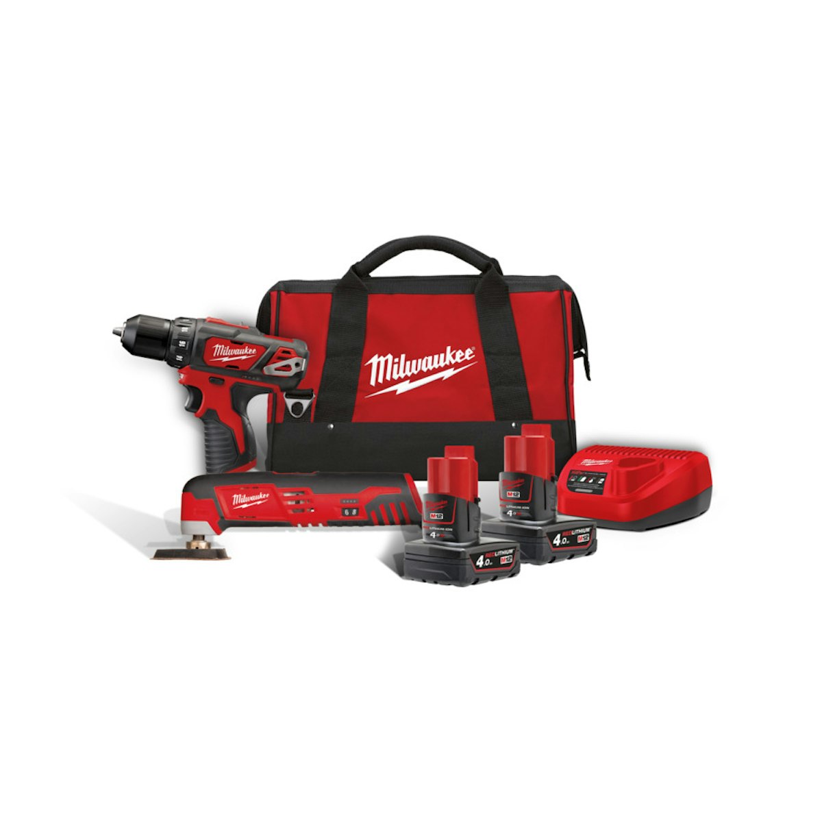 Bild von Milwaukee M12BPP2D-402B POWERPACK  IN2 4933441250