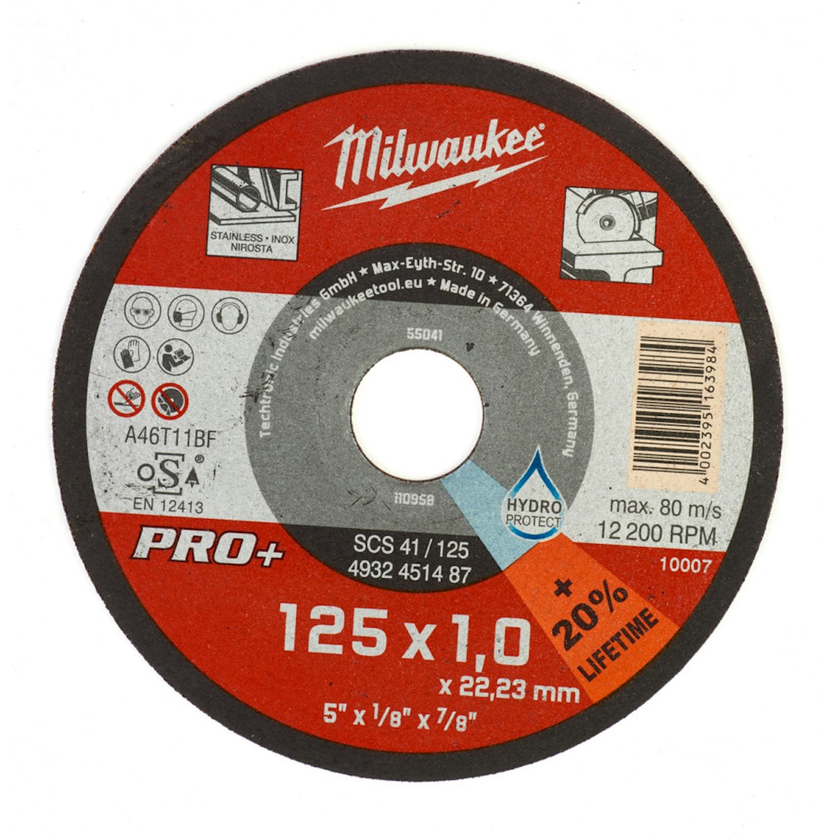 Bild von Milwaukee DisplayMetalltrenn. 125x1 mm PRO+ 200St. 4932451488
