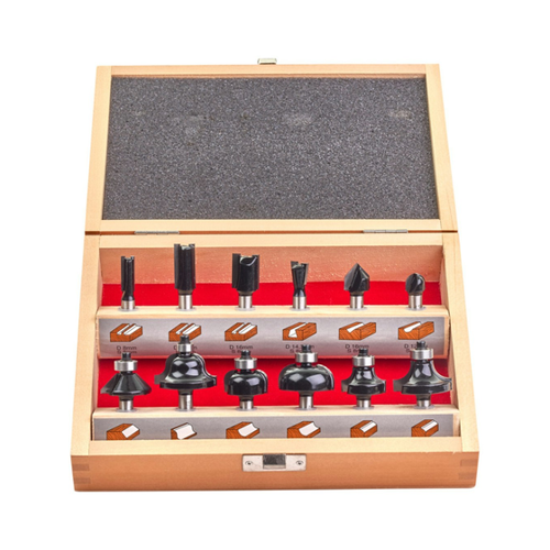 Bild von Milwaukee Frästersatz für Oberfräse 8mm (12-teilig)