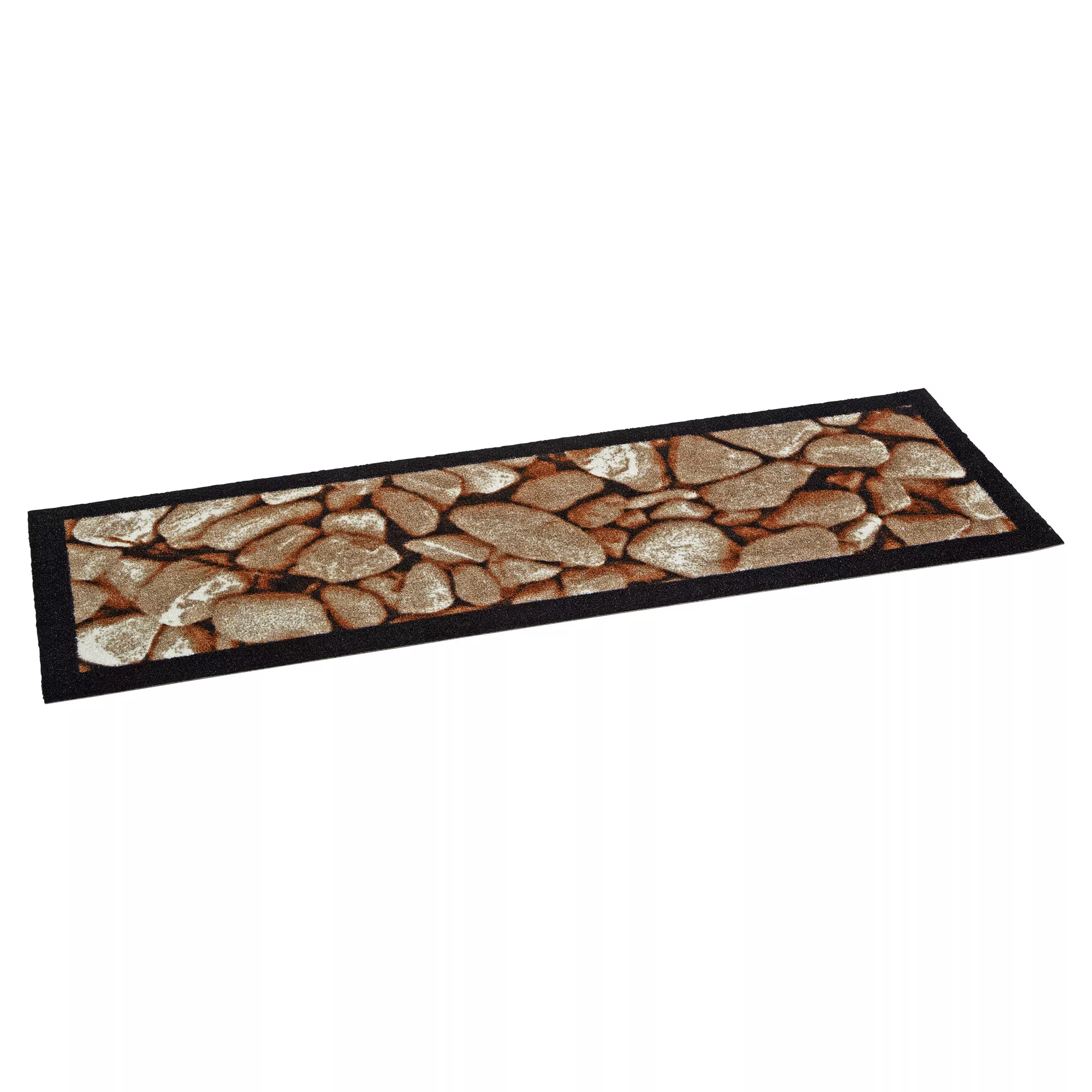 Bild von toom Sauberlaufmatte 'Steine' 75 x 25 cm braun