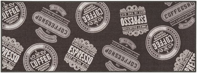 Bild von Andiamo Küchenläufer Coffeeshop, rechteckig, Höhe: 5 mm, mit Schriftzug, Küche, Kundenliebling