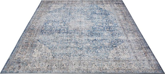 Bild von Barbara Becker Teppich »Loft 1«, rechteckig, 7 mm Höhe, Kurzflor, Orient-Optik, Vintage Design, waschbar