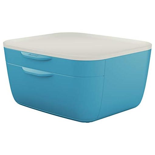 Bild von 5357 Schubladenset Cosy - 2 Schubladen, Polystyrol, blau matt/hellgrau