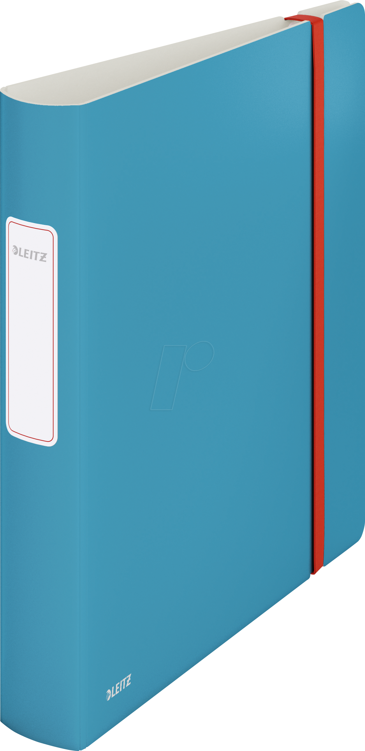 Bild von Leitz® Ordner 180° Active Cosy, A4, Rückenbreite 65 mm, 180°-Hebelmechanik, geklebtes Rückenschild & Gummiband, blau