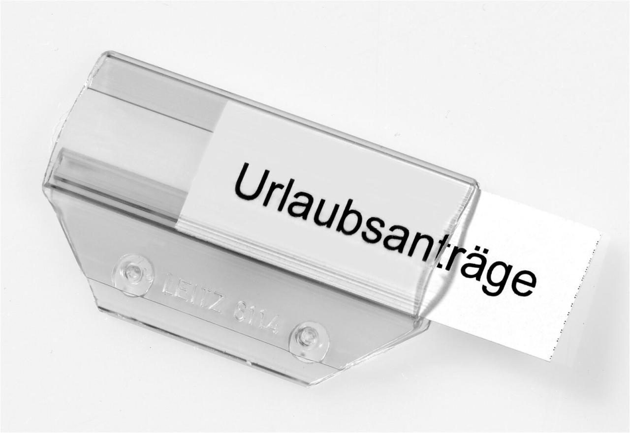 Bild von LEITZ Vollsichtreiter Ersatz-Vollsichtreiter 50 Stck Transparent