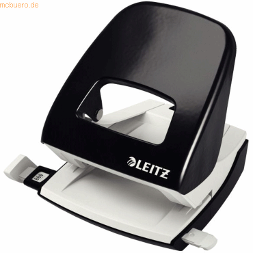 Bild von LEITZ Locher Locher 2,5mm mit Anschlagschiene schwarz in Blisterverpackung
