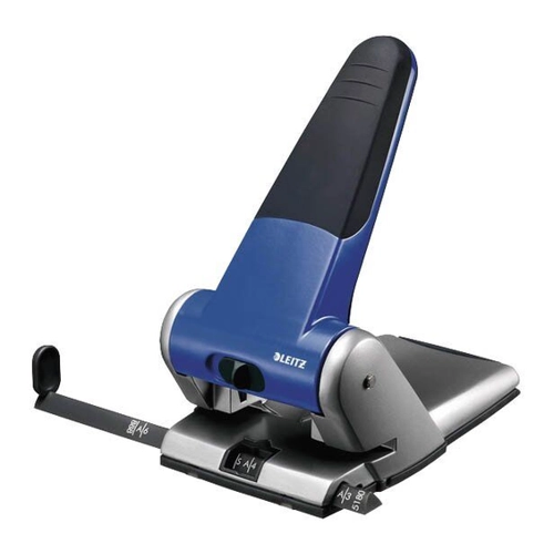 Bild von 5180 Registraturlocher bis A3 - 65 Blatt, mit Anschlagschiene, blau