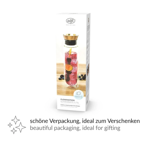 Bild von alfi Glaskaraffe "Flowmotion", 1 l