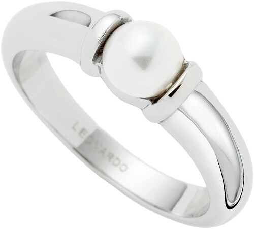 Bild von LEONARDO Fingerring »Ring Almina, 023538, 023539, 023540«, mit Perle (imitiert)
