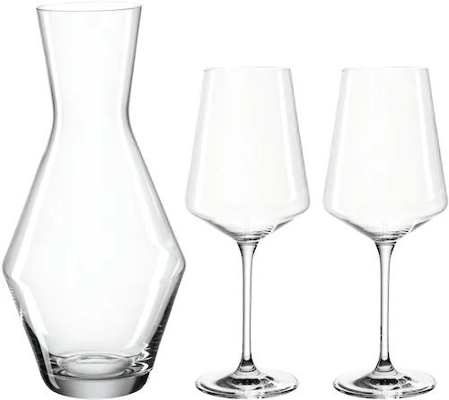 Bild von LEONARDO Gläser-Set »PUCCINI«, (Set, 3 tlg., 1 Karaffe, 2 Weingläser), (1 Karaffe, 2 Weingläser), 3-teilig
