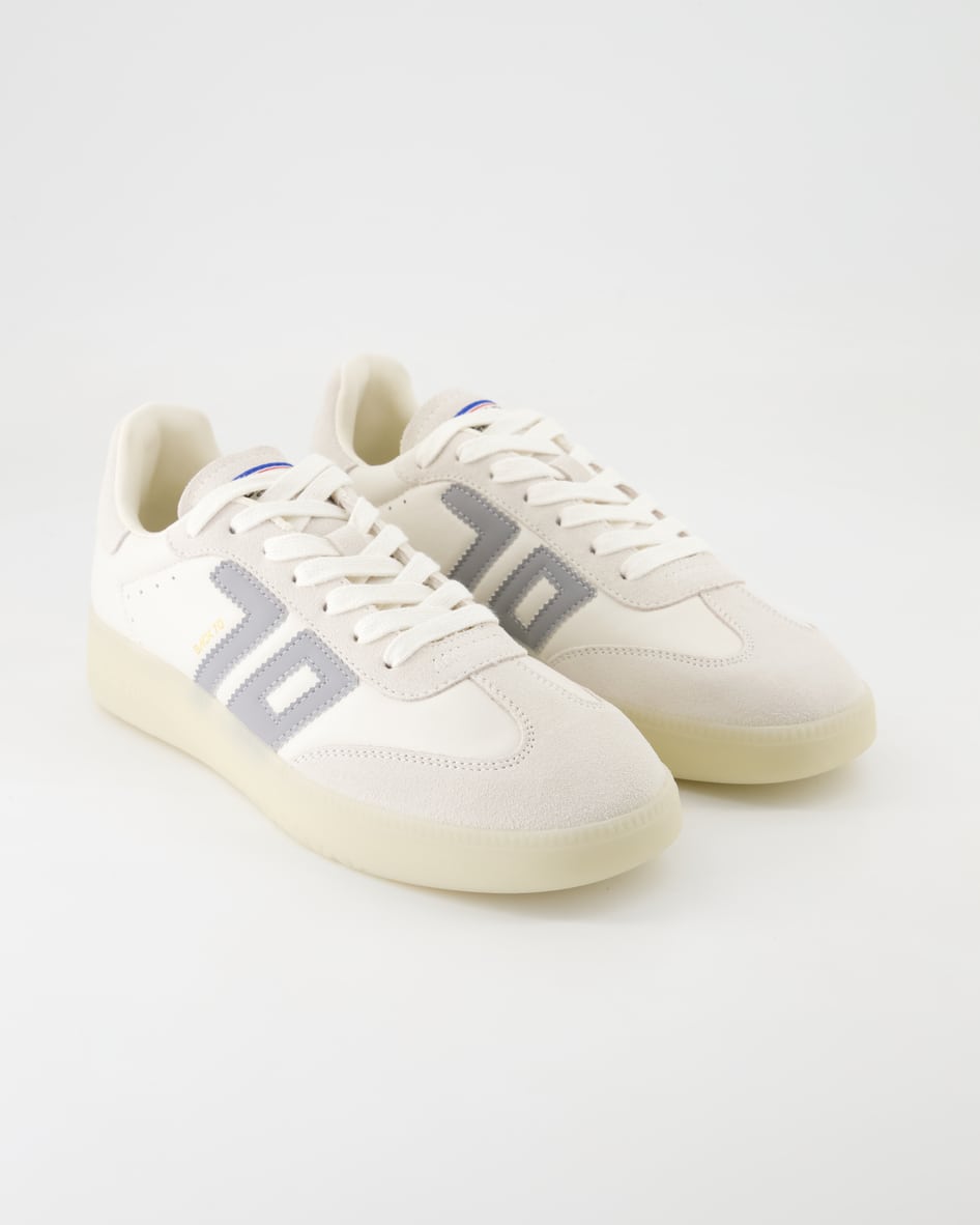 Bild von Back 70 Schuhe - Boston A05 Leder und Veloursleder (Weiß, Gr. 40)