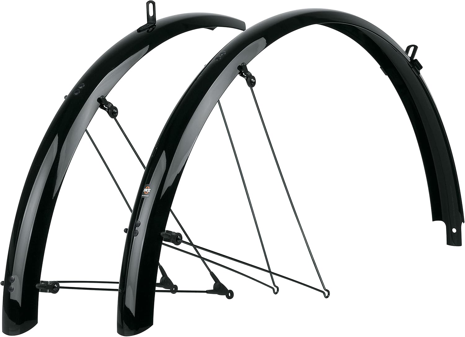 Bild von SKS Germany Unisex – Erwachsene SKS Basic Schutzblechset, Schwarz, 55MM