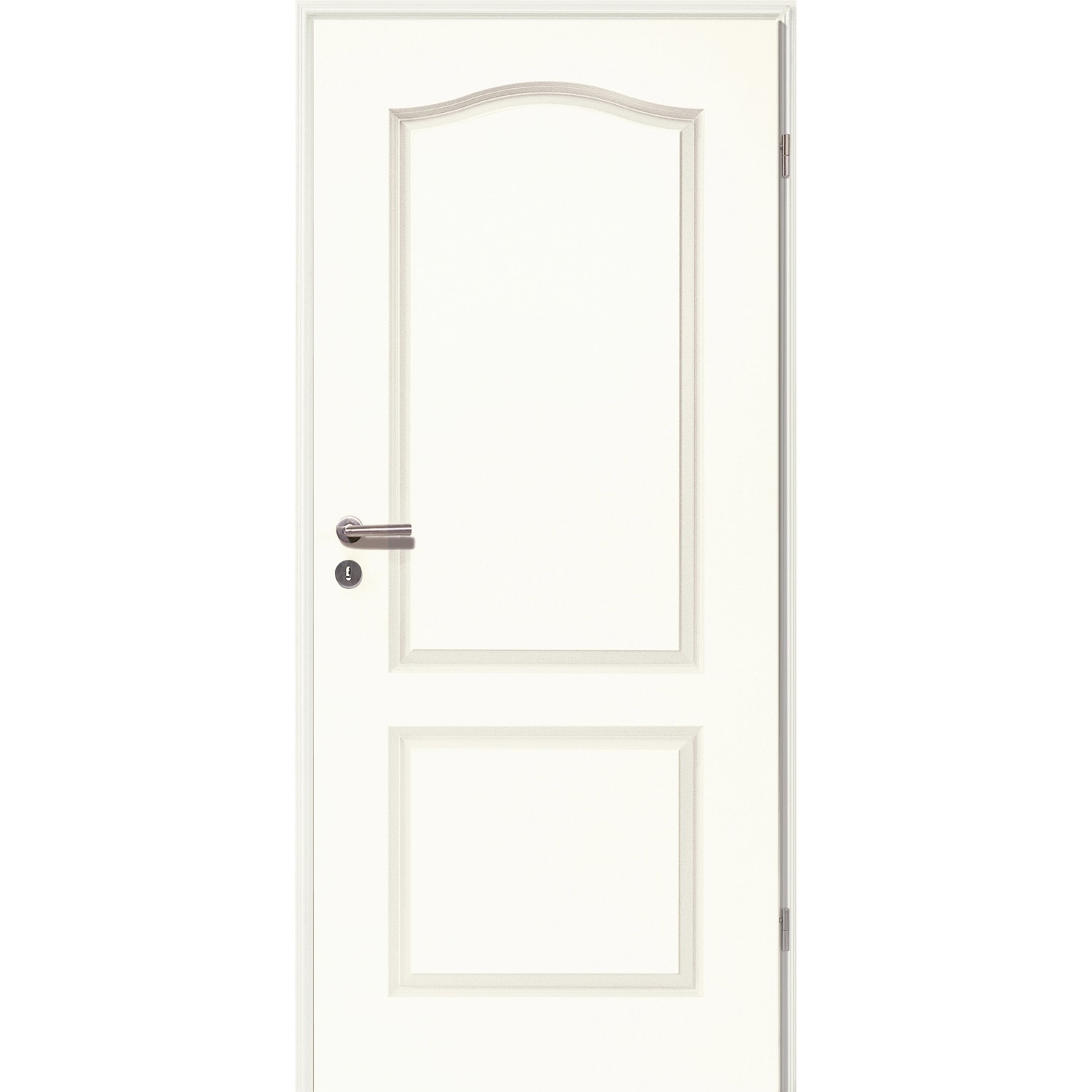 Bild von Zimmertür Brillant Classic Weißlack (4002) Bogen 98,5 cm x 198,5 cm Anschlag R
