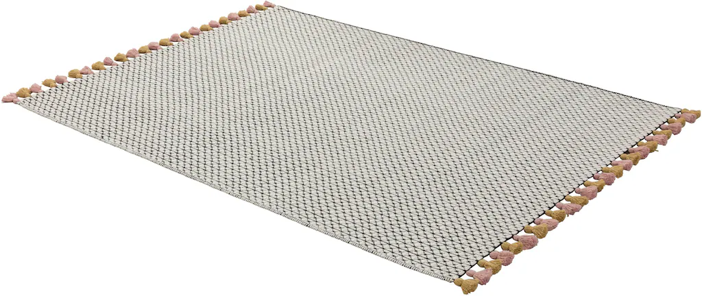 Bild von SCHÖNER WOHNEN-Kollektion Teppich "Insula", rechteckig, 6 mm Höhe, natürliche Wolle/Baumwolle, Wohnzimmer, Schlafzimmer, warmes Raumklima