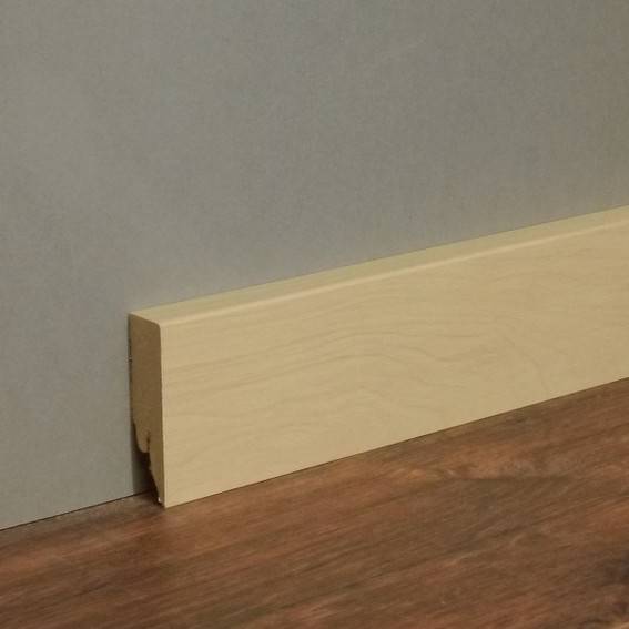Bild von Sockelleiste / Fußleiste / Bodenleiste Lecco-72 (73449) | 16 x 58 x 2500 mm | Finn. Birke