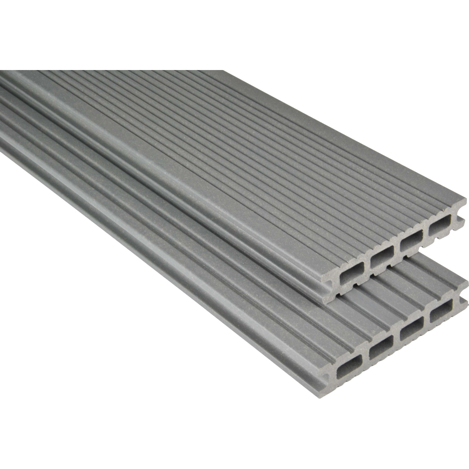 Bild von Kovalex WPC Terrassendiele Exklusiv Matt Grau 2,6 cm x 14,5 cm x 570 cm