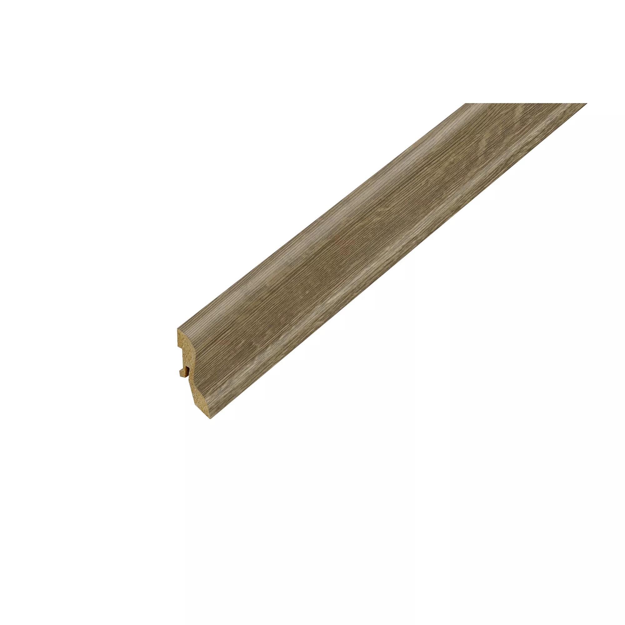 Bild von Kosche Sockelleiste Eiche gehobelt foliert, 2400 x 40 x 20 mm