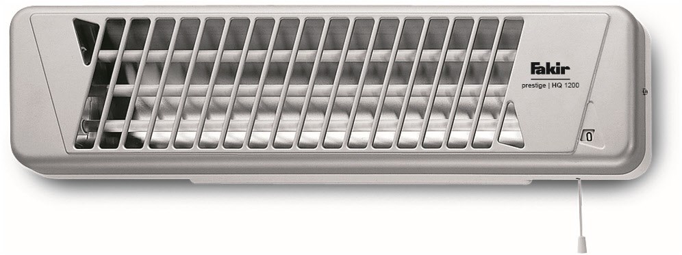 Bild von Fakir HQ 1200 Elektrischer Quarz-Raumheizer Indoor Weiß 1200 W (6349006)