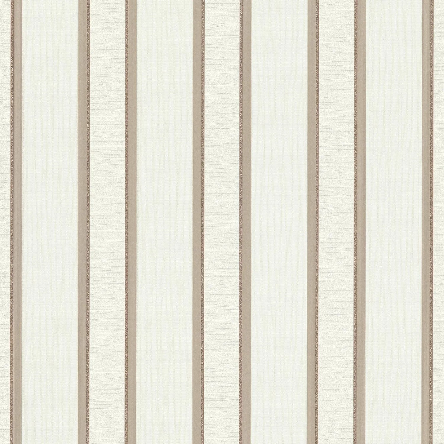 Bild von Bricoflor Klassische Tapete Gestreift in Beige Weiß Moderne Vliestapete mit Streifen Vlies Streifentapete Ideal für Wohnzimmer und Esszimmer