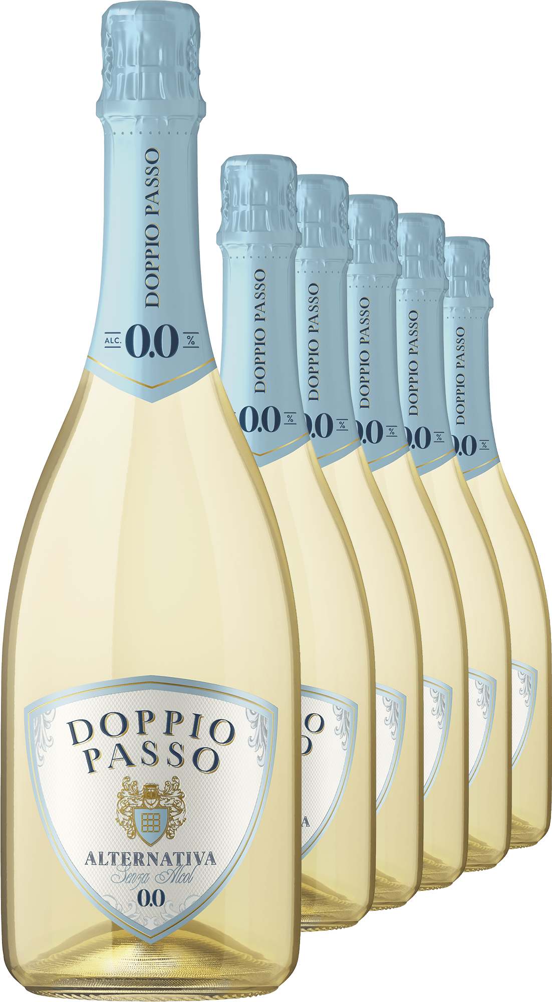 Bild von Doppio Passo »Alternativa« Sparkling Alkoholfrei im 6er-Vorratspaket