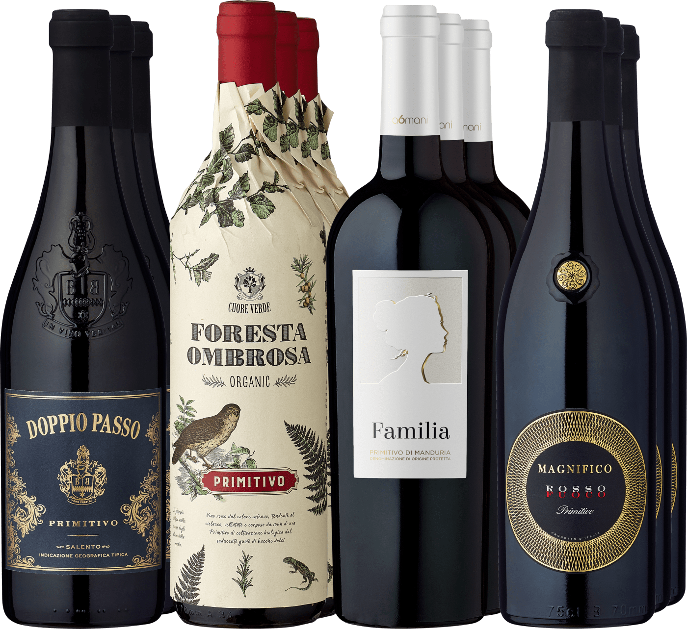 Bild von 12er-Probierpaket »Primitivo-Vielfalt«
