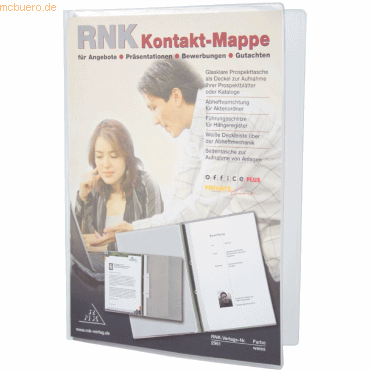 Bild von Rnk, Mappe, Kontaktmappe weiss (A4, 1 x)