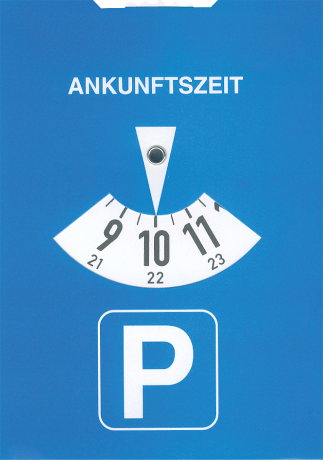 Bild von RNK Verlag Formularblock Parkscheibe Karton 11x15cm