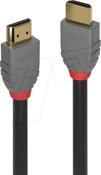 Bild von Lindy Anthra Line - Ultra High Speed HDMI mit Ethernetkabel - HDMI männlich bis HDMI männlich - 3 m - Dreifachisolierung - Schwarz - rund, Dolby DTS-HD Master Audio-Unterstützung, Dolby TrueHD-Unterstützung, unterstützt 8K 120 Hz (7680 x 4320), unterstützt 10K 120 Hz (10.240 x 4320)