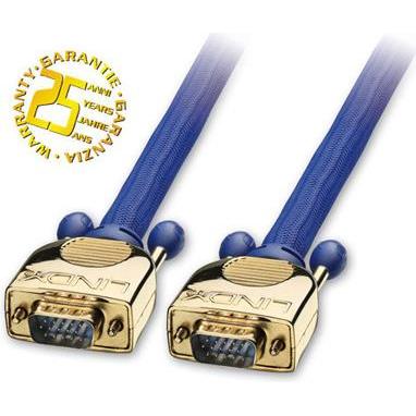 Bild von Lindy Premium Gold VGA-Anschlusskabel HD15, 50m (50 m, VGA), Video Kabel