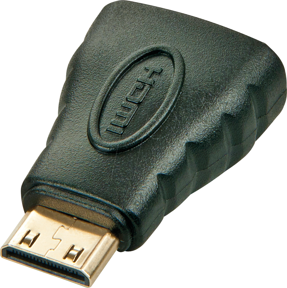 Bild von Lindy HDMI zu (Mini HDMI, 1.48 cm), Data + Video Adapter, Schwarz