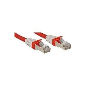 Bild von Lindy Premium - Patch-Kabel - RJ-45 (M) - RJ-45 (M) - 2,0m - SFTP - CAT 6a - halogenfrei - Rot (45386)