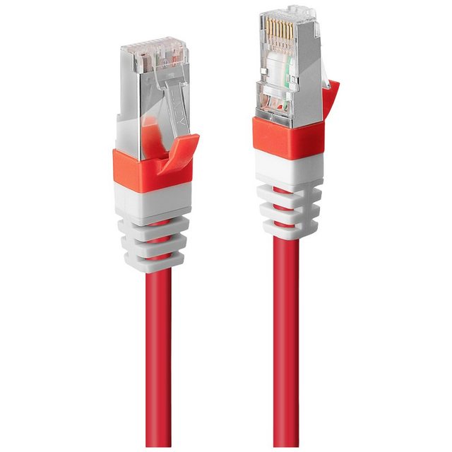 Bild von Lindy Premium - Patch-Kabel - RJ-45 (M) - RJ-45 (M) - 7,5m - SFTP - CAT 6a - halogenfrei - Rot (45389)