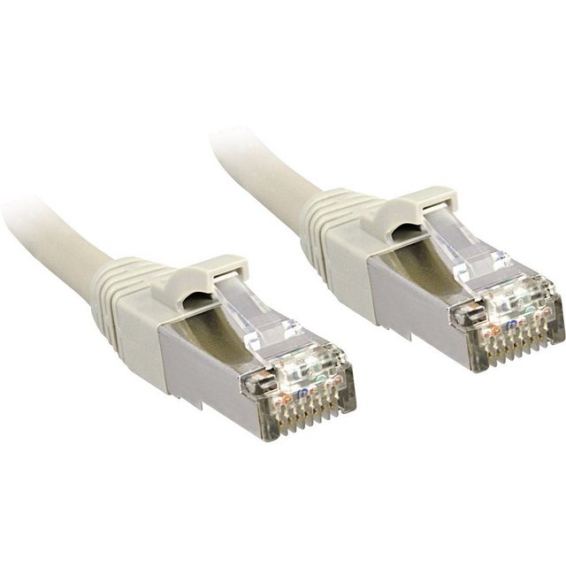 Bild von Lindy - Patch-Kabel - RJ-45 (M) - RJ-45 (M) - 30,0m - SFTP - CAT 6 - gepresst, verseilt, glatt, halogenfrei - Grau (45590)