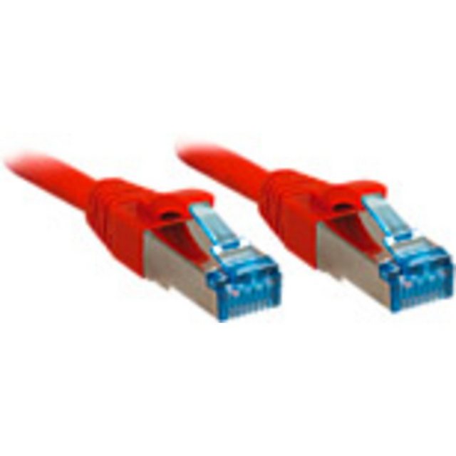 Bild von 1.50m Lindy Cat. 6a Patchkabel S/FTP RJ45 Stecker auf RJ45 Stecker Rot LSOH / LSZH / vergoldete Kontakte