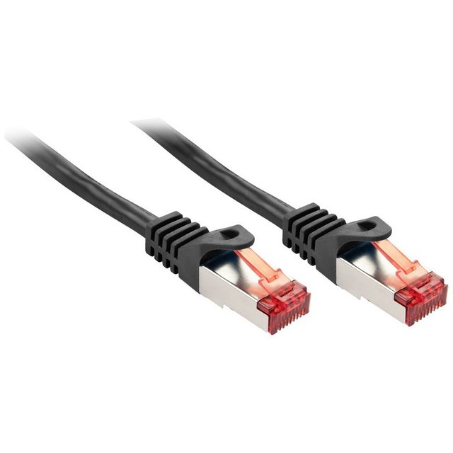 Bild von Lindy LINDY 47378 RJ45 Netzwerkkabel, Patchkabel CAT 6 S/FTP 10.00 m Schwarz Netzkabel, (1000.00 cm)