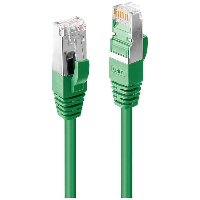 Bild von Lindy 10m Cat.6A S/FTP LSZH Netzwerkkabel Grün (S/FTP, CAT6a, 10 m), Netzwerkkabel