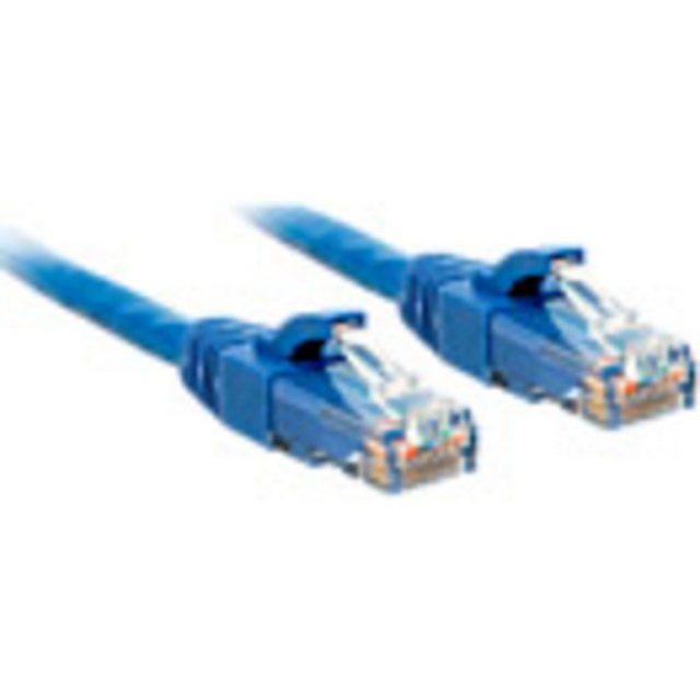 Bild von Lindy - Patch-Kabel - RJ-45 (M) - RJ-45 (M) - 15,0m - UTP - CAT 6 - gepresst, verseilt, glatt - Blau (48023)