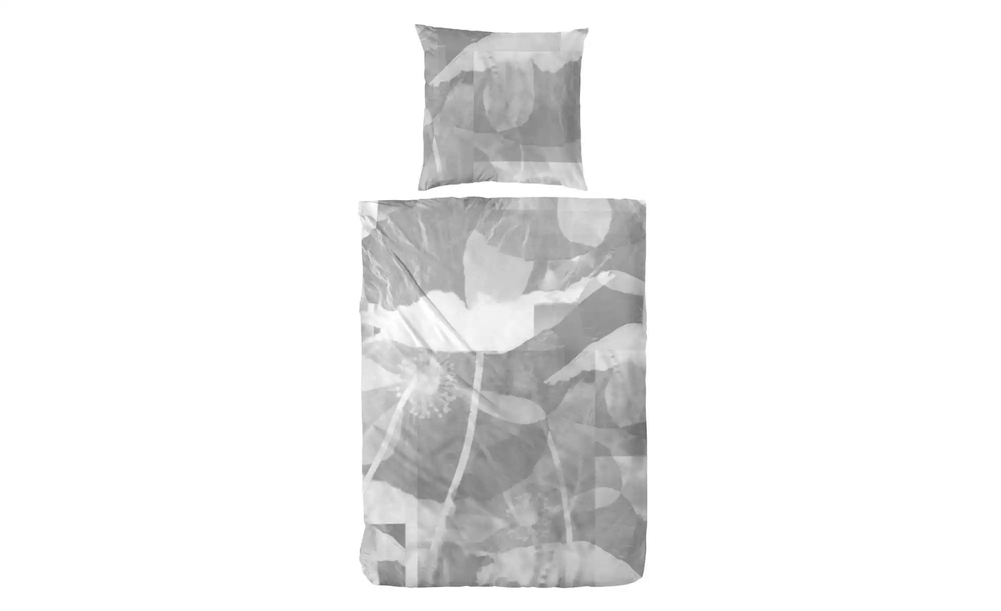 Bild von Mako-Satin Bettwäsche-Set ¦ grau ¦ Maße (cm): B: 135 H: 1 Bettwaren > Bettwäsche > Bettwäsche Winter - Höffner