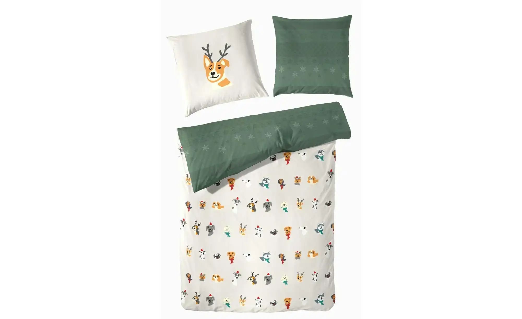 Bild von Biber Bettwäsche-Set ¦ braun ¦ Maße (cm): B: 135 H: 1 Bettwaren > Bettwäsche > Bettwäsche Winter - Höffner