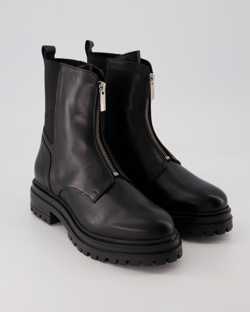 Bild von Zahira Schuhe - B9605 Leder und Textil (Schwarz, Gr. 40)