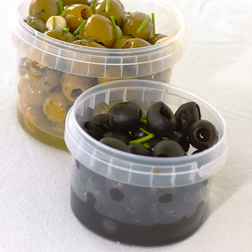 Bild von Starpak Kugelschreiber STARPAK Feinkost-Becher, rund, 770 ml, transparent