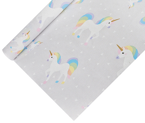 Bild von PAPSTAR Motiv-Tischdecke Unicorn, lackiert aus Papier, mit Einhorn-Motiv, Maße: (B)1,20 x (L)5,00 m - 1 Stück (86738)