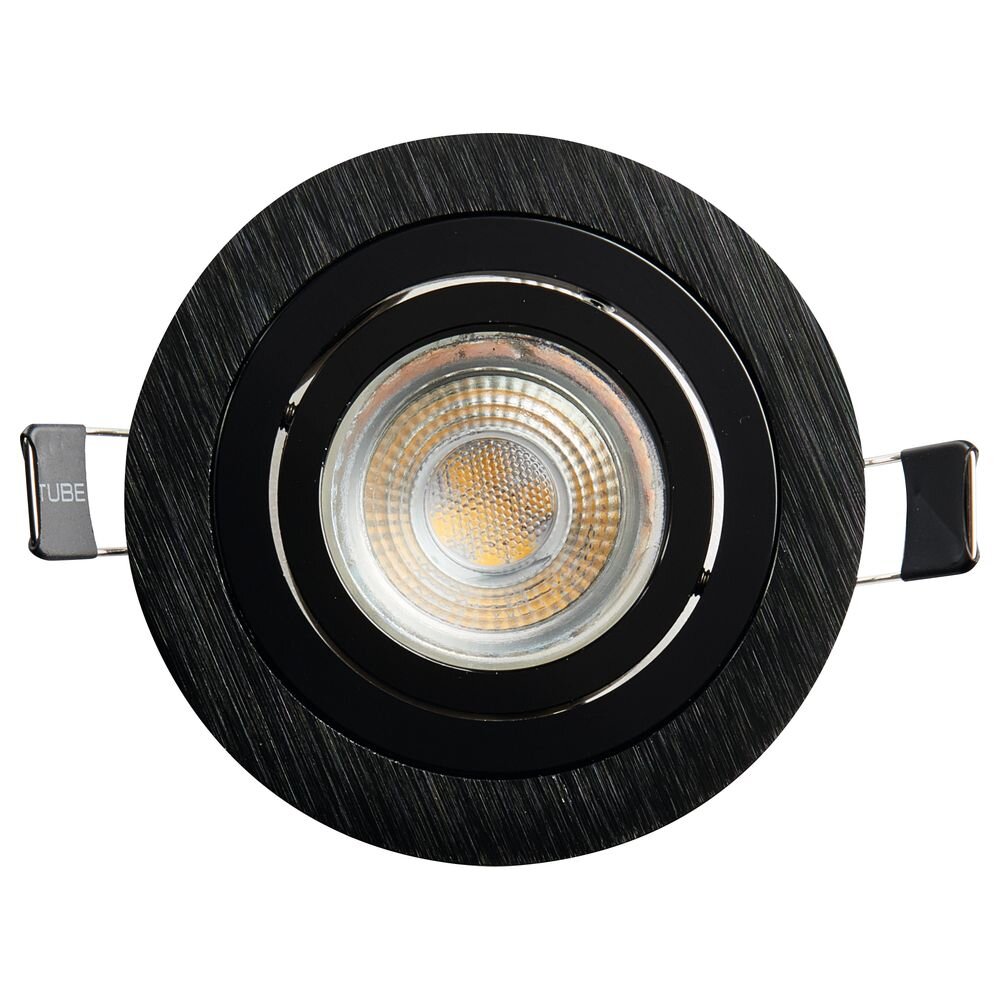 Bild von Heitronic 500595 DL7801 Einbauleuchte LED G5.3, GU10 8W Schwarz