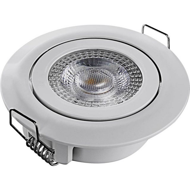 Bild von HEITRONIC LED Einbauleuchte Einbaustrahler LED, 5W, schwenkbar, Dimmbar über Lichtschalter