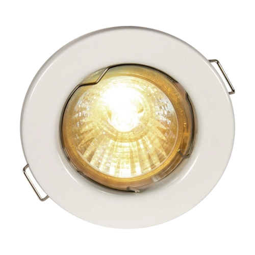 Bild von Einbauspot Einbauleuchte Ø 8 cm metallisch 1-flammig weiß