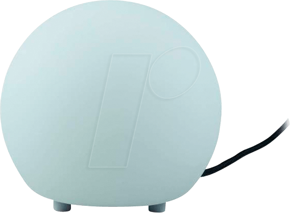 Bild von Heitronic 35950 Mundan Gartenleuchte Kugel LED, Energiesparlampe E27 9W Weiß