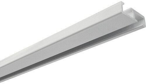 Bild von GARDINIA Vorhangschiene, 1-läufig, Fixmaß, Metall, Serie Aluminim-Vorhangschiene